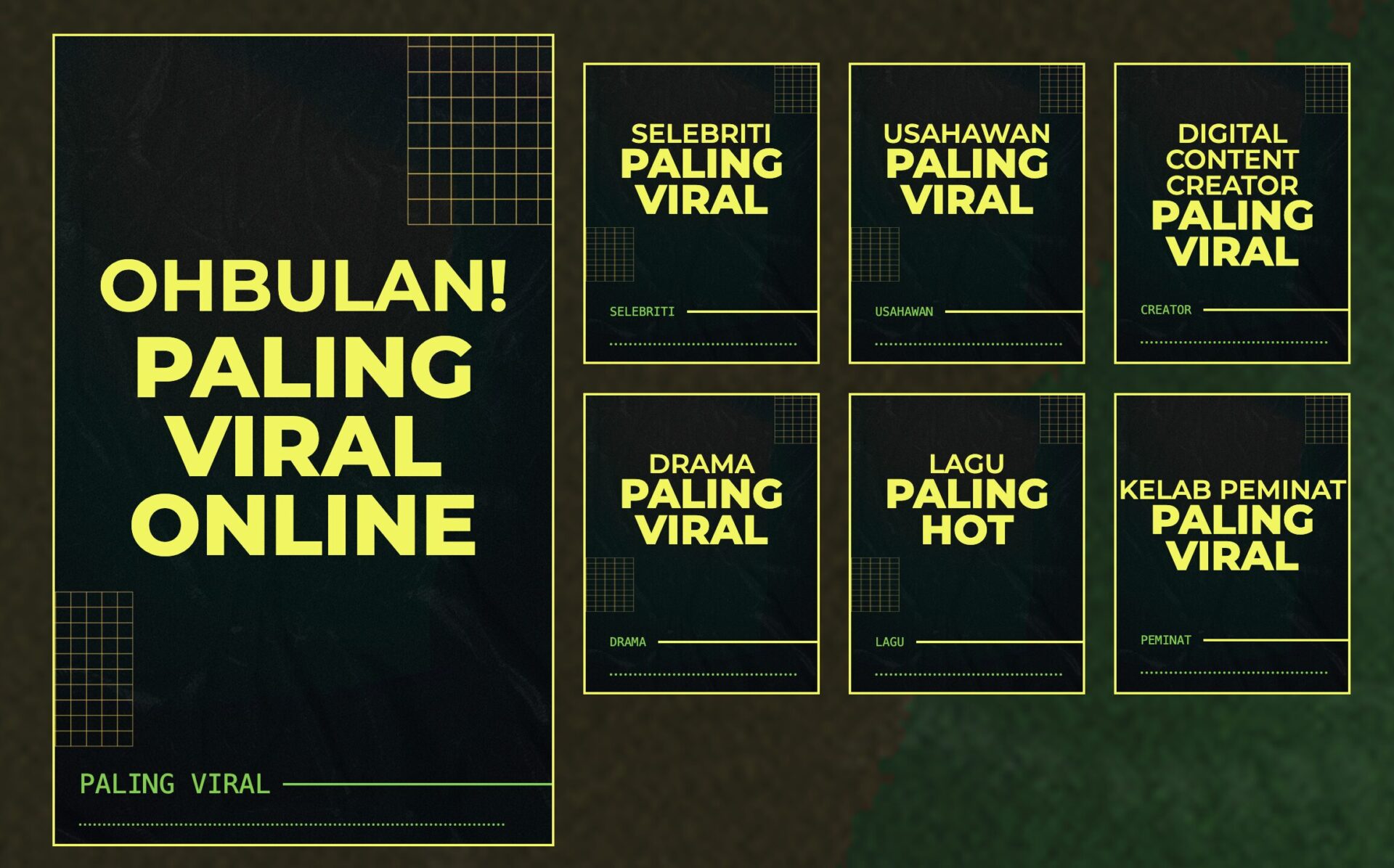 OhBulan! Paling Viral Online Raikan Ikon Dalam Talian Kesukaan Anda